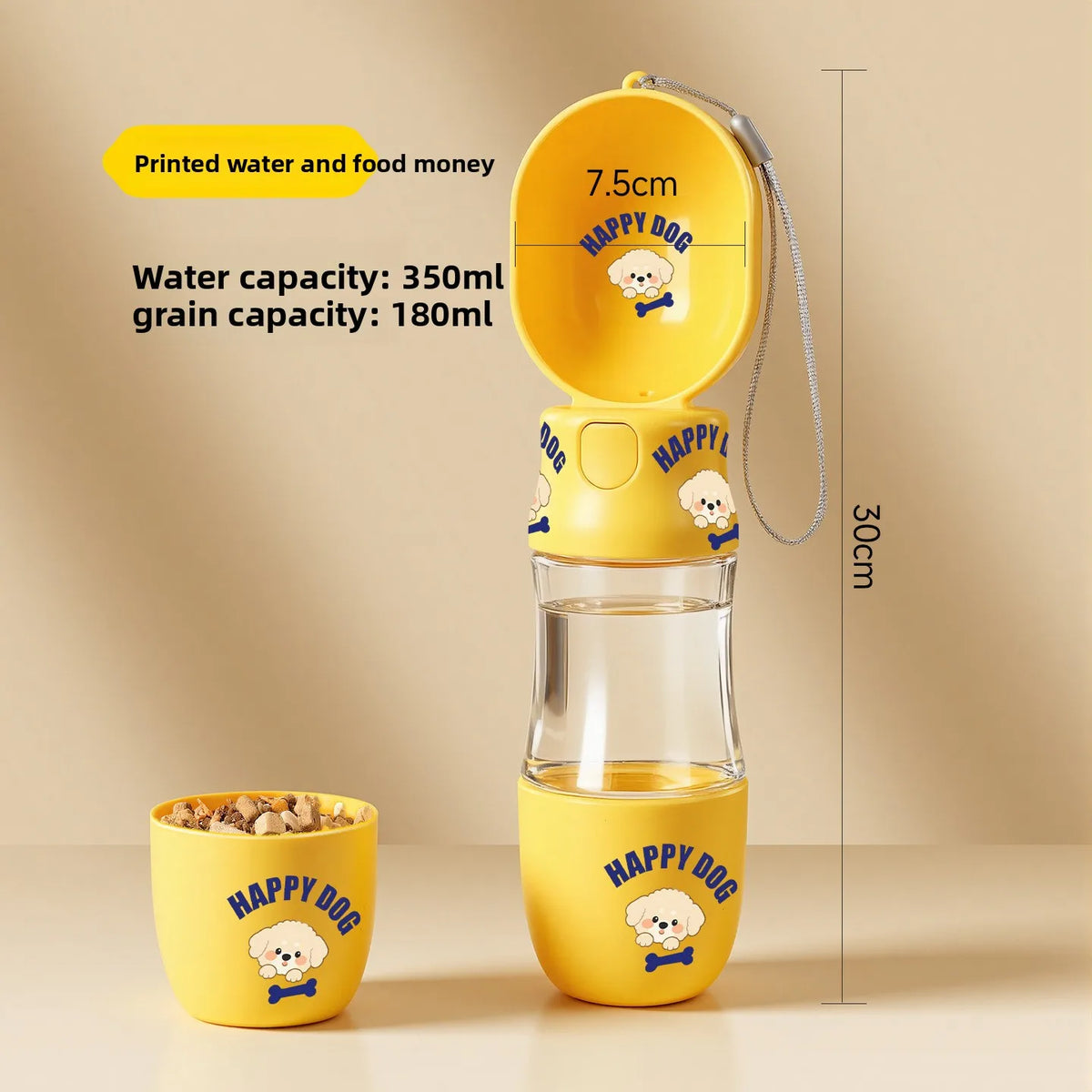 Portable Pet Water Bottle Travel Cup – Leak Proof for Dogs & Cats Pet Travel Bottle Babs D