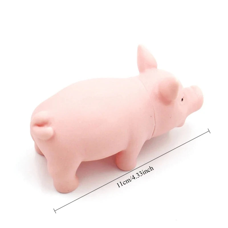 Squeaky Pig Dog Toy – Interactive Chew & Bite Ball for Pets Squeaky Dog Toy Babs