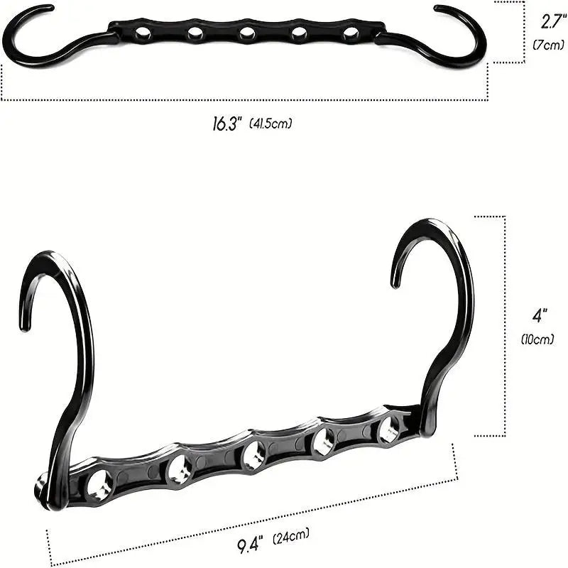 6-Pack Magic Space-Saving Multi Hangers – Closet Organizer Closet Multi Hangers Babs