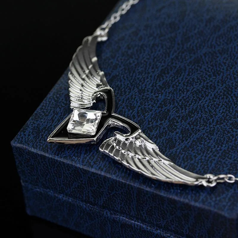 Angel Wings Pendant Necklace – Mortal Instruments Inspired Pendant Necklace Babs