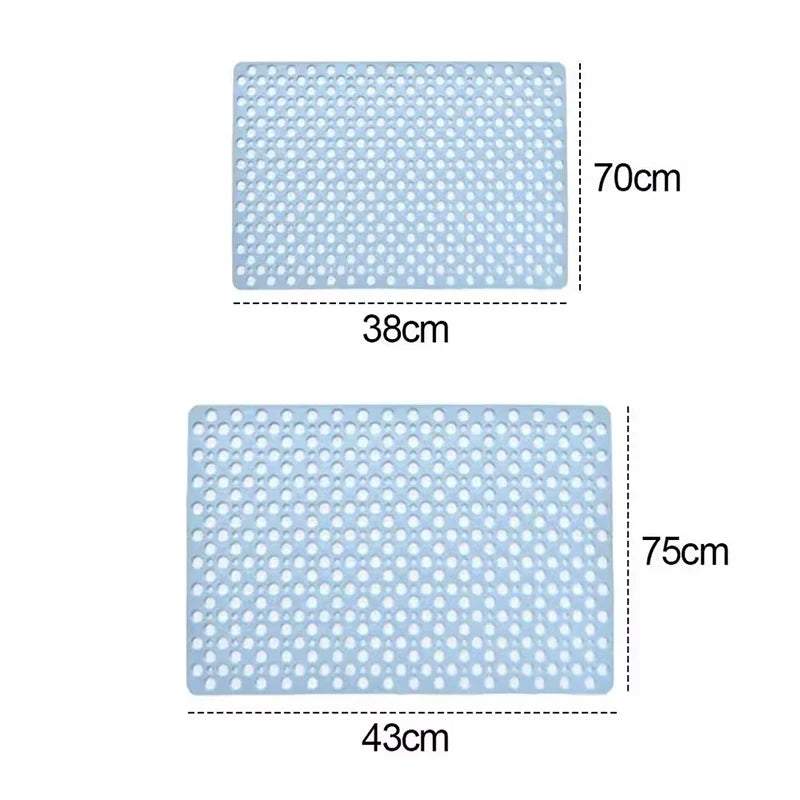 Diatomite Bath Mat – Non-Slip, Drain Holes & Suction Cups Diatomite Bath Mat Babs