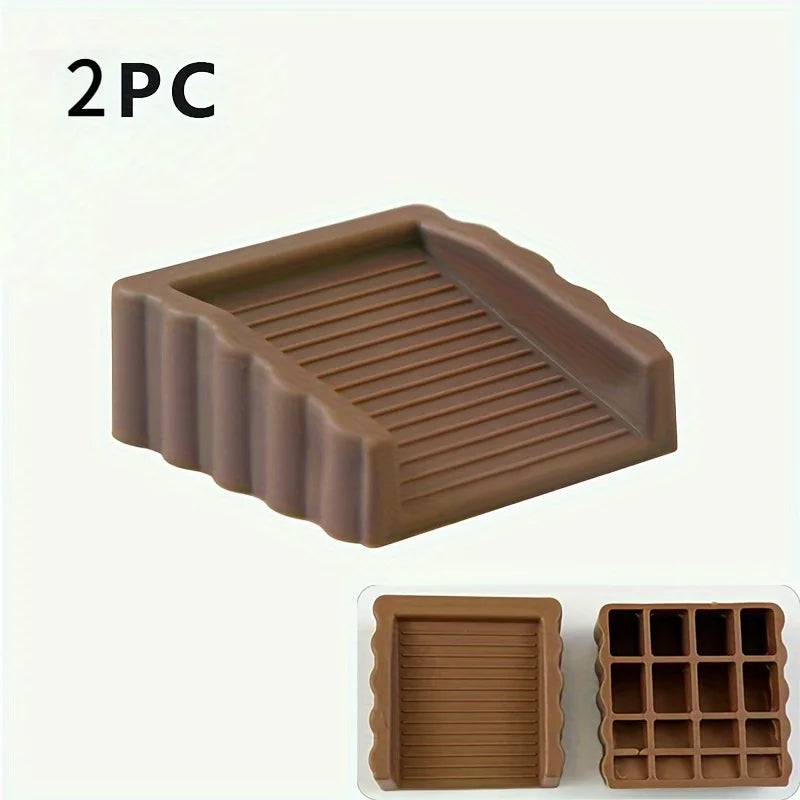 2-Pack Non-Slip Door Stopper Wedges – 4 Colors, Pet-Safe Door Stopper Wedge Babs 2pcs 1