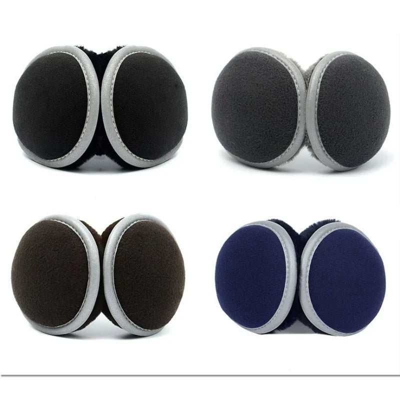Unisex Foldable Winter Earmuffs with Reflective Tape Winter Earmuffs Babs