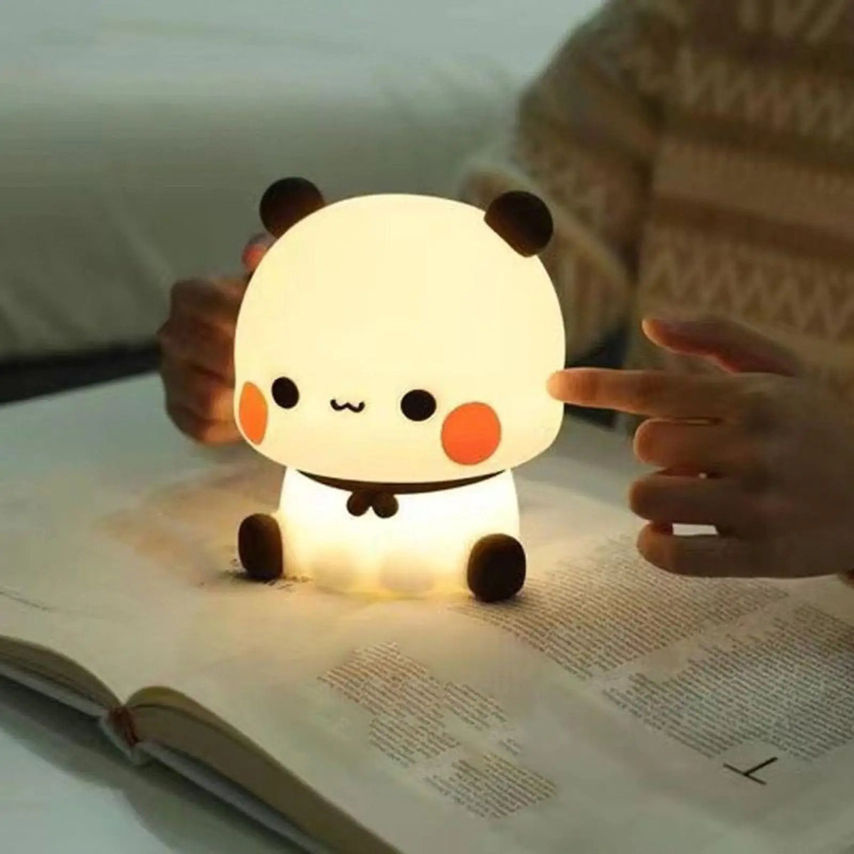 Cute Animal Silicone LED Night Light – Dimmable Touch Lamp for Kids LED Night Light Babs