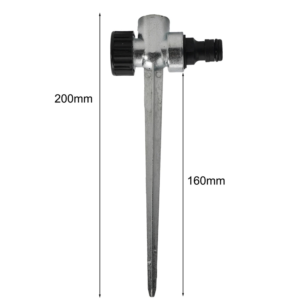 1/2" Zinc Alloy Lawn Sprinkler Spike Base | Garden Hose Mount Sprinkler Spike Base Babs