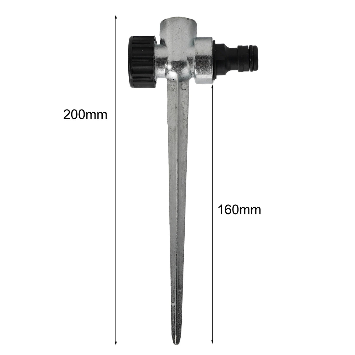 1/2" Zinc Alloy Lawn Sprinkler Spike Base | Garden Hose Mount Sprinkler Spike Base Babs