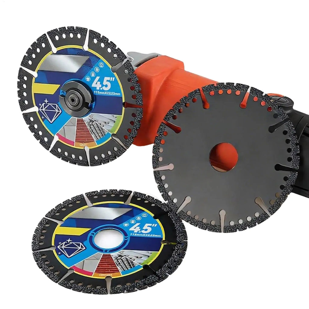3-Pack 4.5" Diamond Cutting Discs for Angle Grinder – Tile & Concrete Angle Grinder Disc Set Babs