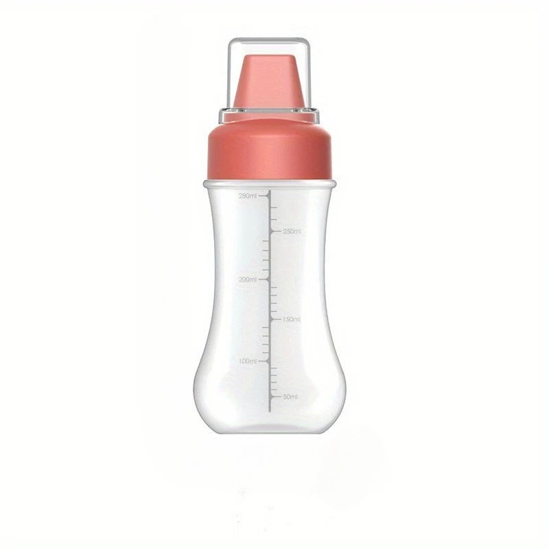 Leak-Proof Squeeze Sauce Bottle | Refillable Condiment Dispenser Condiment Squeeze Bottle Babs Red