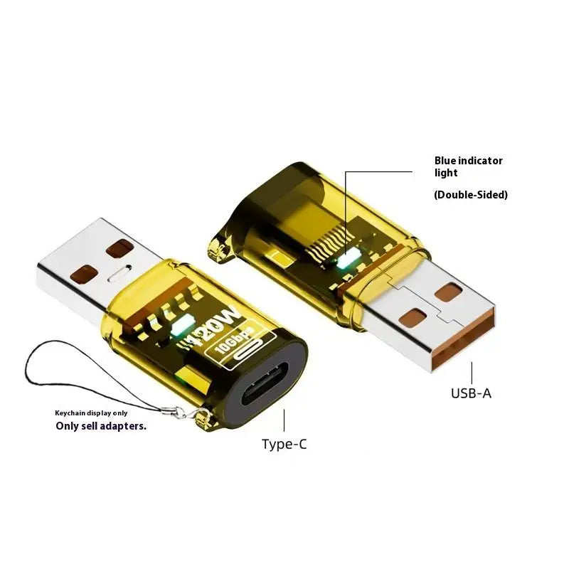 USB 3.2 to USB-C OTG Adapter – 120W & 10Gbps Fast Transfer USB-C OTG Adapter Babs E