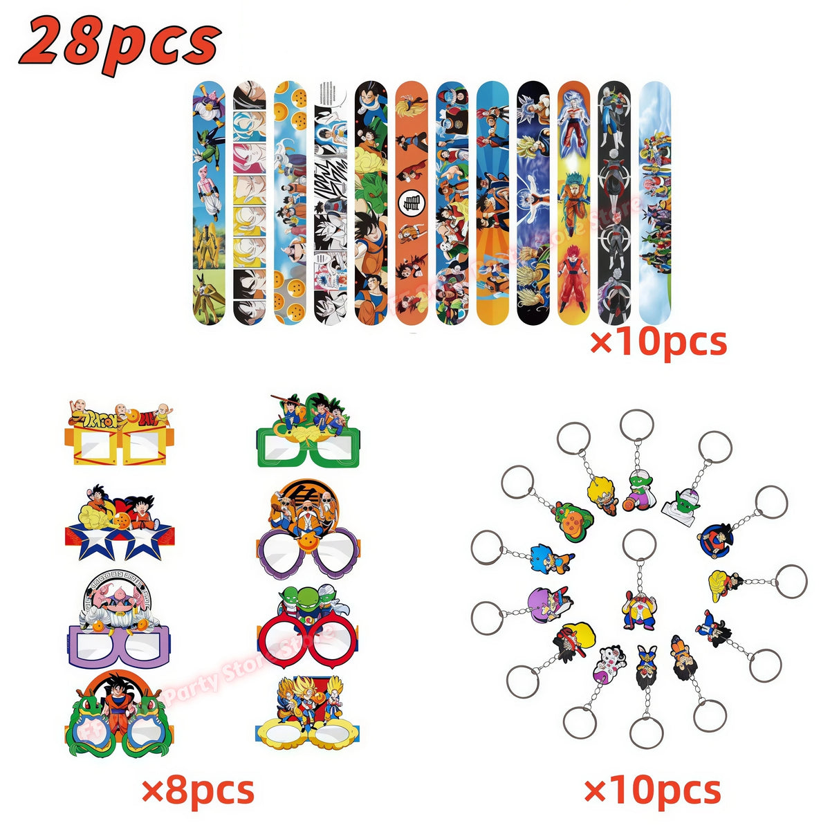 Dragon Ball Z Birthday Party Supplies – Goku Plates & Balloons
