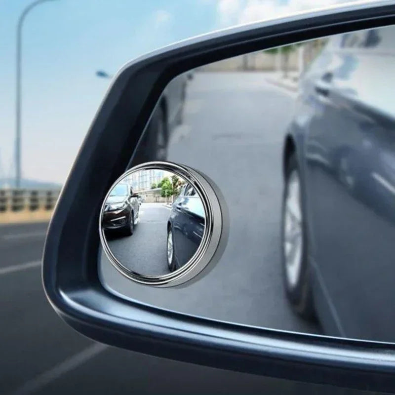 2Pcs Convex Blind Spot Mirrors – 360° Wide-Angle Car Mirror Set Blind Spot Mirror Babs