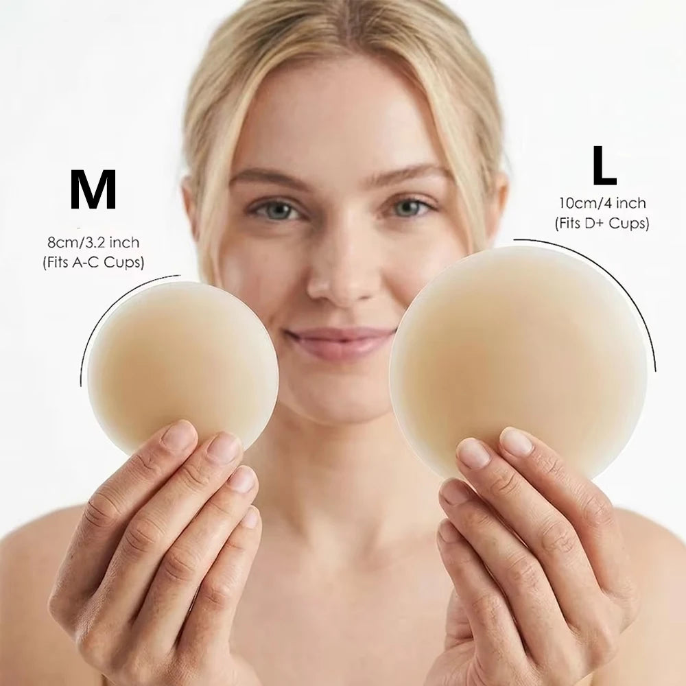 Silicone Nipple Covers – Non-Adhesive Seamless Pasties Silicone Nipple Covers Babs