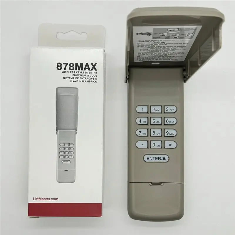 Keyless Entry Keypad for 878MAX 877LM 376LM Garage Door Opener Garage Door Keypad Babs