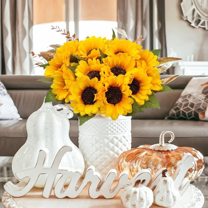 Silk Artificial Sunflowers for Wedding, Home & Party Décor Artificial Silk Flowers Babs