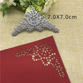 Corner Flower Metal Cutting Dies for Scrapbooking & Cards Metal Cutting Dies Babs A