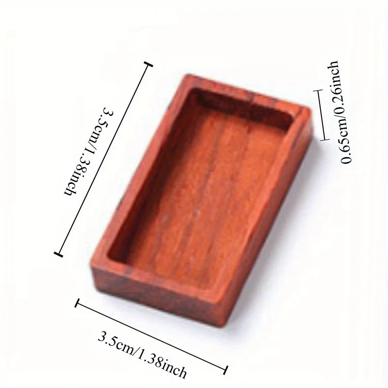 3Pcs Red Rosewood DIY Crystal Resin Jewelry Pendant Frames Jewelry Pendant Frame Babs