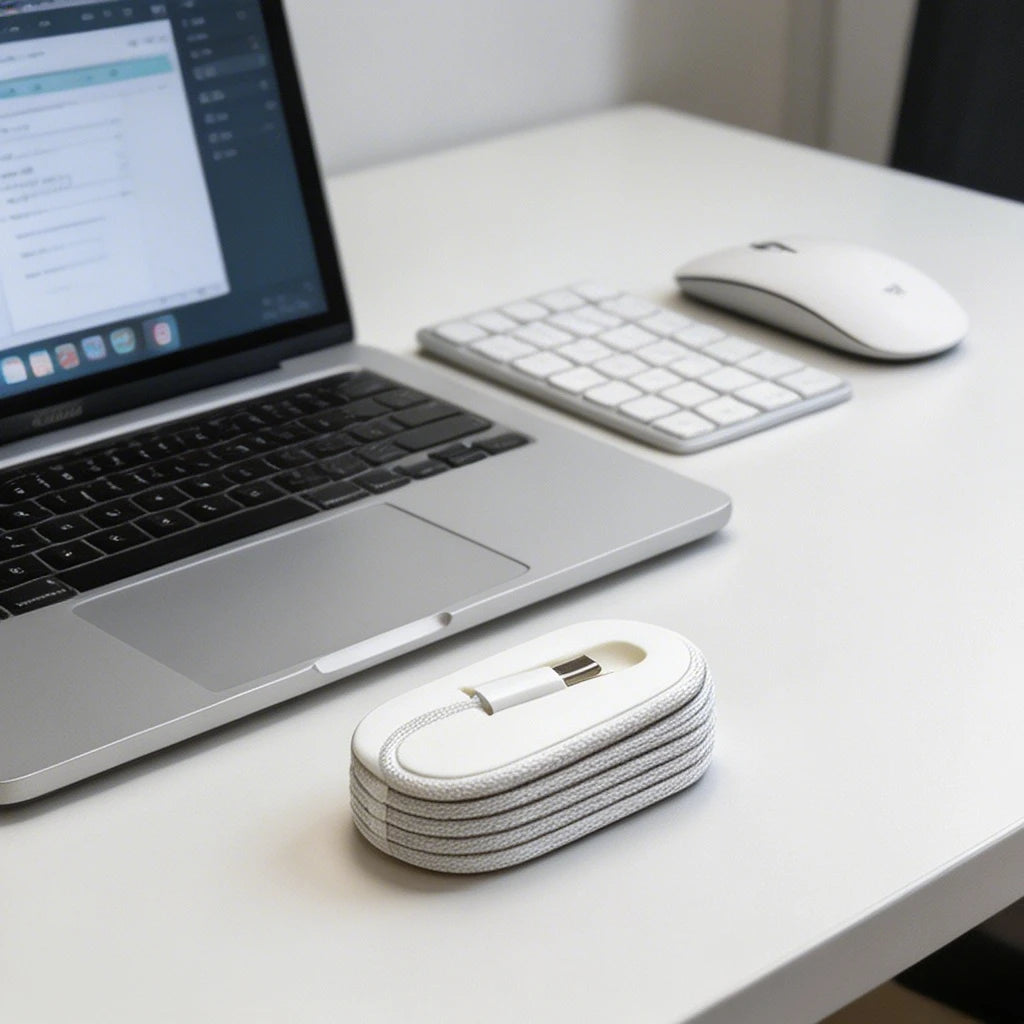 Portable Cable Winder Organizer for USB-C Braided Cables Cable Winder Organizer Babs