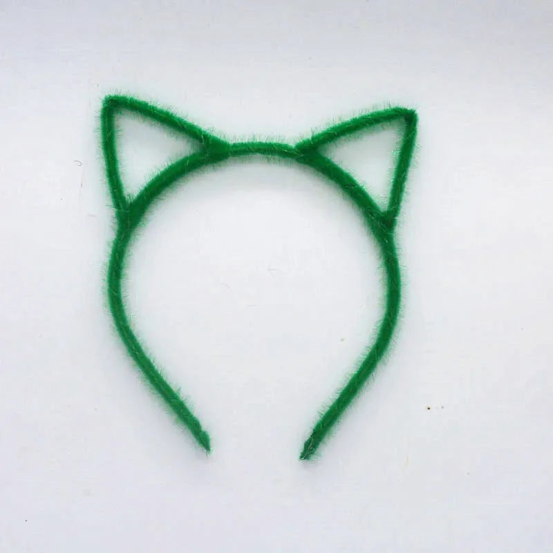 LED Flashing Cat & Fox Ears Headband – Glowing Party Hair Hoop
