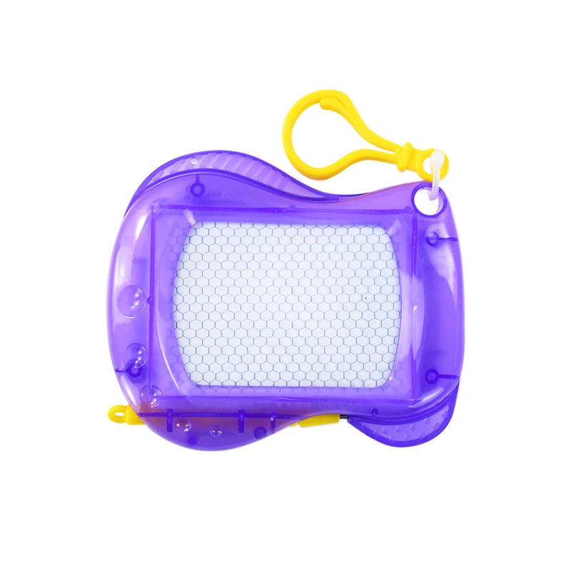 Mini Magnetic Drawing Board Keychain – Erasable Kids Gift Magnetic Drawing Board Babs 1pcs purple