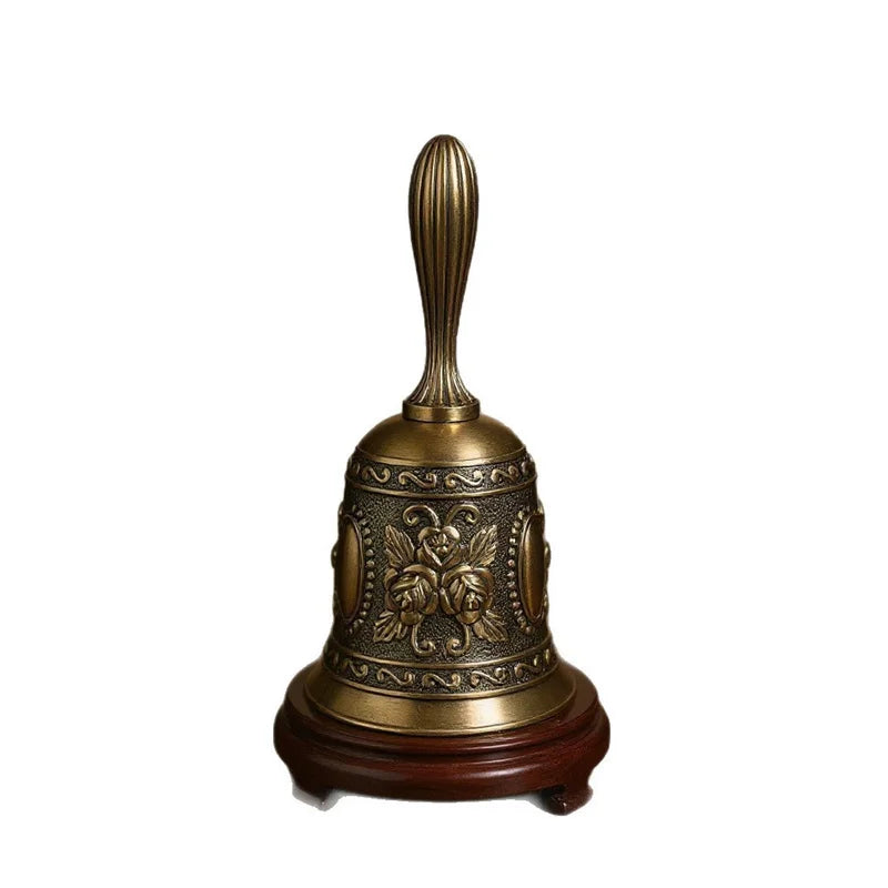 Retro Copper Hand-Shaken Bell – Dining, Classroom & Call Bell Copper Hand Bell Babs