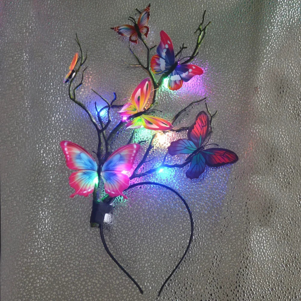 LED Light-Up Glow Headband for Kids & Adults – Party & Wedding LED Glow Headband Babs 18
