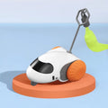 Smart Interactive Cat Toy Car – Auto-Running & Obstacle Detection Interactive Cat Toy Babs orange