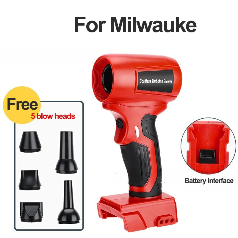 MWQ-TF05 Cordless Air Duster for Milwaukee 18V Battery | 130K RPM Cordless Air Duster Babs For Milwaukee