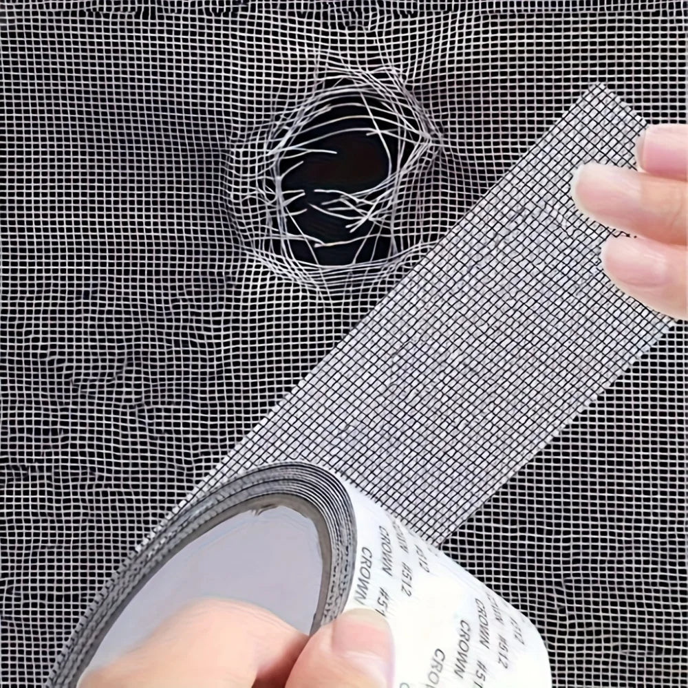 Fiberglass Window Screen Repair Tape 210cm – Peel & Stick Screen Repair Tape Babs