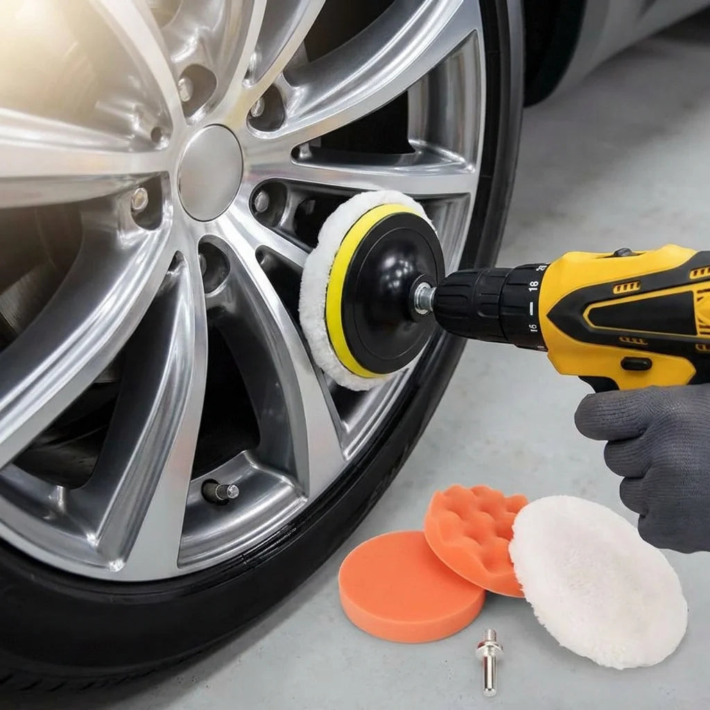 4" M10 Foam Polishing Pad Kit – 6pc Car Buffing & Waxing Set Car Polishing Pads Babs