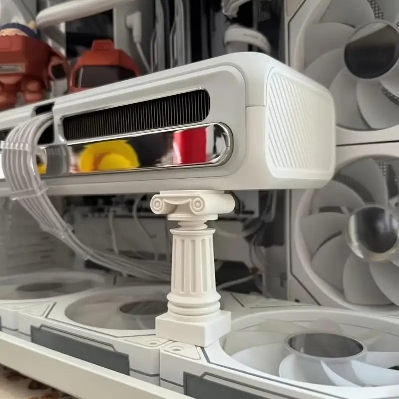 3D Printed Roman Column GPU Support Stand – Adjustable Height GPU Support Stand Babs