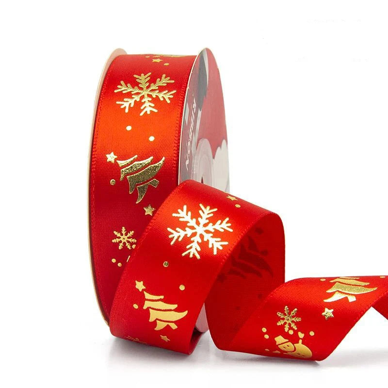 5m Christmas Ribbon – Gift Wrap, Tree & Holiday Décor
