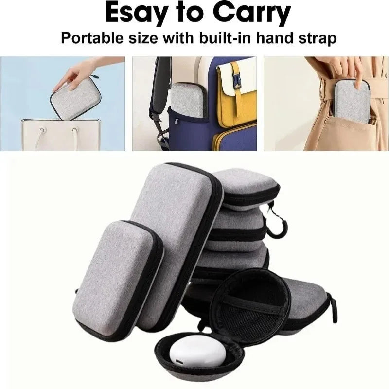 Mini Hard EVA Electronics Organizer Bag | USB & Travel Case Electronics Organizer Bag Babs