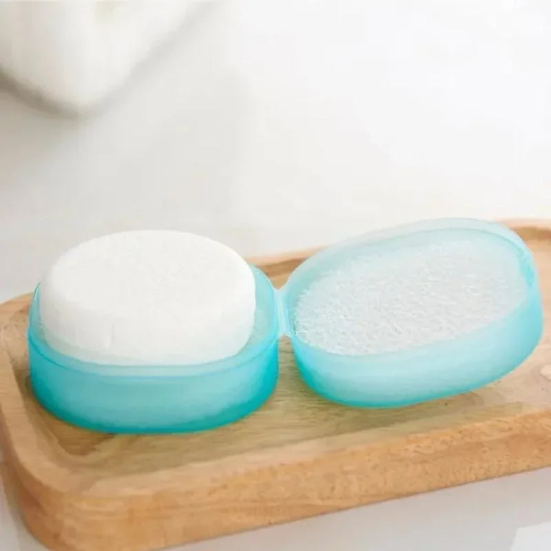 Portable Travel Soap Dish with Lid & Sponge | Soap Case Travel Soap Dish Babs