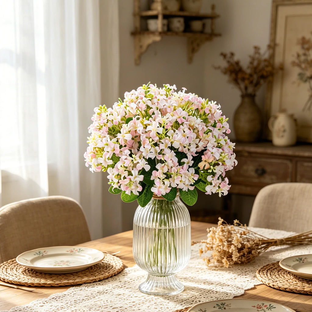 Silk Hyacinth Artificial Flowers – Wedding & Home Décor Bouquet Artificial Flower Bouquet Babs
