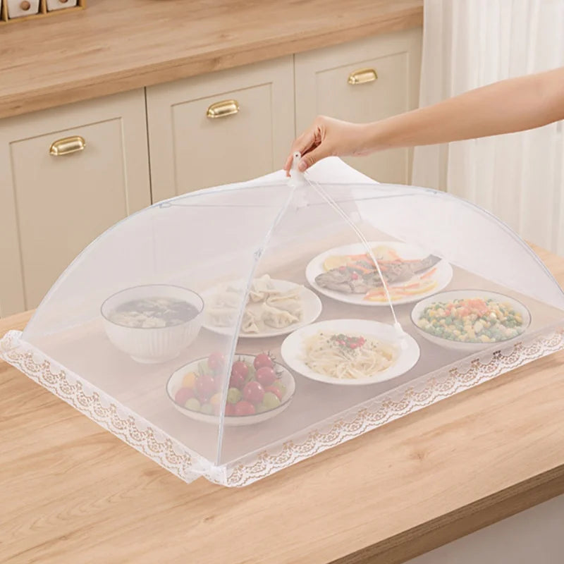 Pop-Up Mesh Food Covers – Large Tent for BBQ & Picnic Mesh Food Cover Babs 60cm-40cm- White