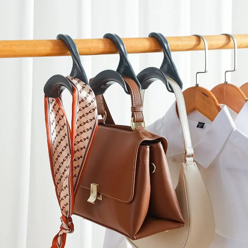 5-Pack Closet Rod Hooks – Handbag, Hat & Scarf Organizer Closet Organizer Hooks Babs