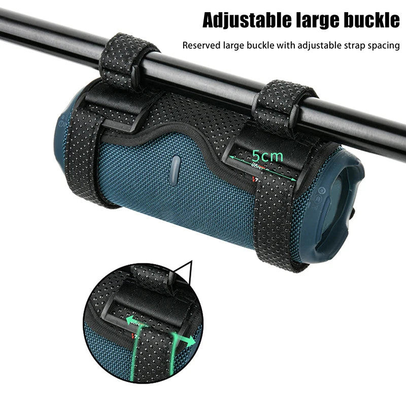 Adjustable Speaker Holder for Bike, Golf Cart & Boat Railing Speaker Mount Strap Babs
