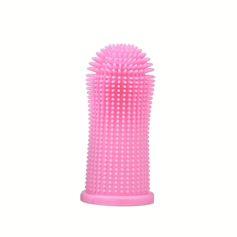 3-Pack Soft Pet Toothbrush for Dogs & Cats | Dental Care Pet Toothbrush Set Babs Pink-3pcs
