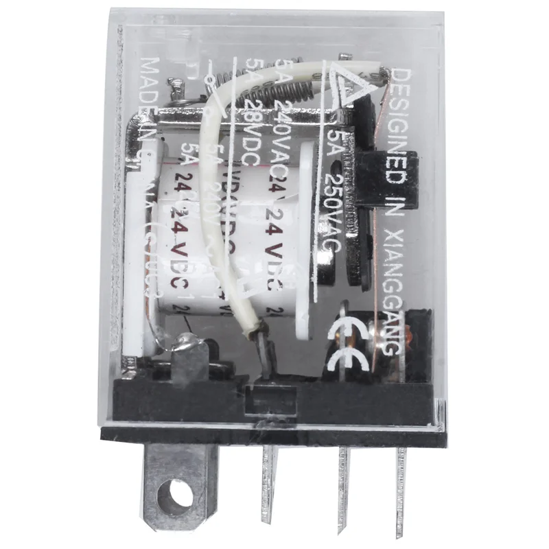 4-Pack DPDT Relay JQX-13F2Z DC 12V 10A 240VAC Electromagnetic Electromagnetic Relay Babs As Shown