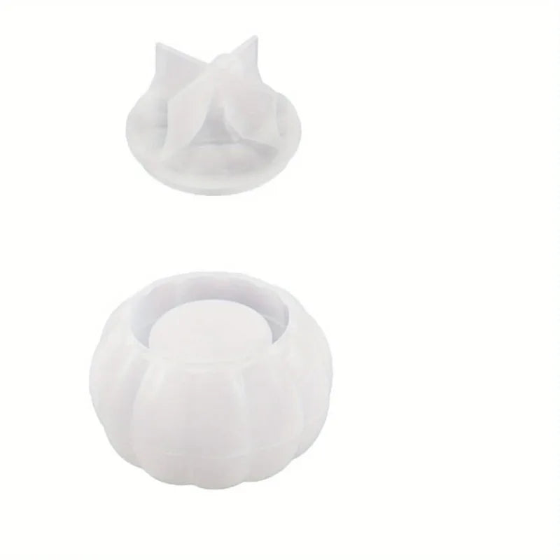 Pumpkin Silicone Mold – Halloween Resin Jar, Candle & Craft Silicone Craft Mold Babs 3D Pumkin Mold