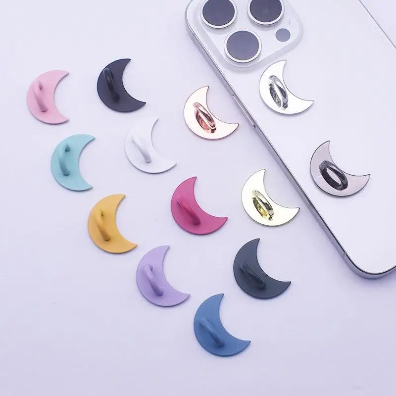 2pcs Adhesive Metal Phone Charm Holder & Keychain Loop Hook Phone Charm Holder Babs