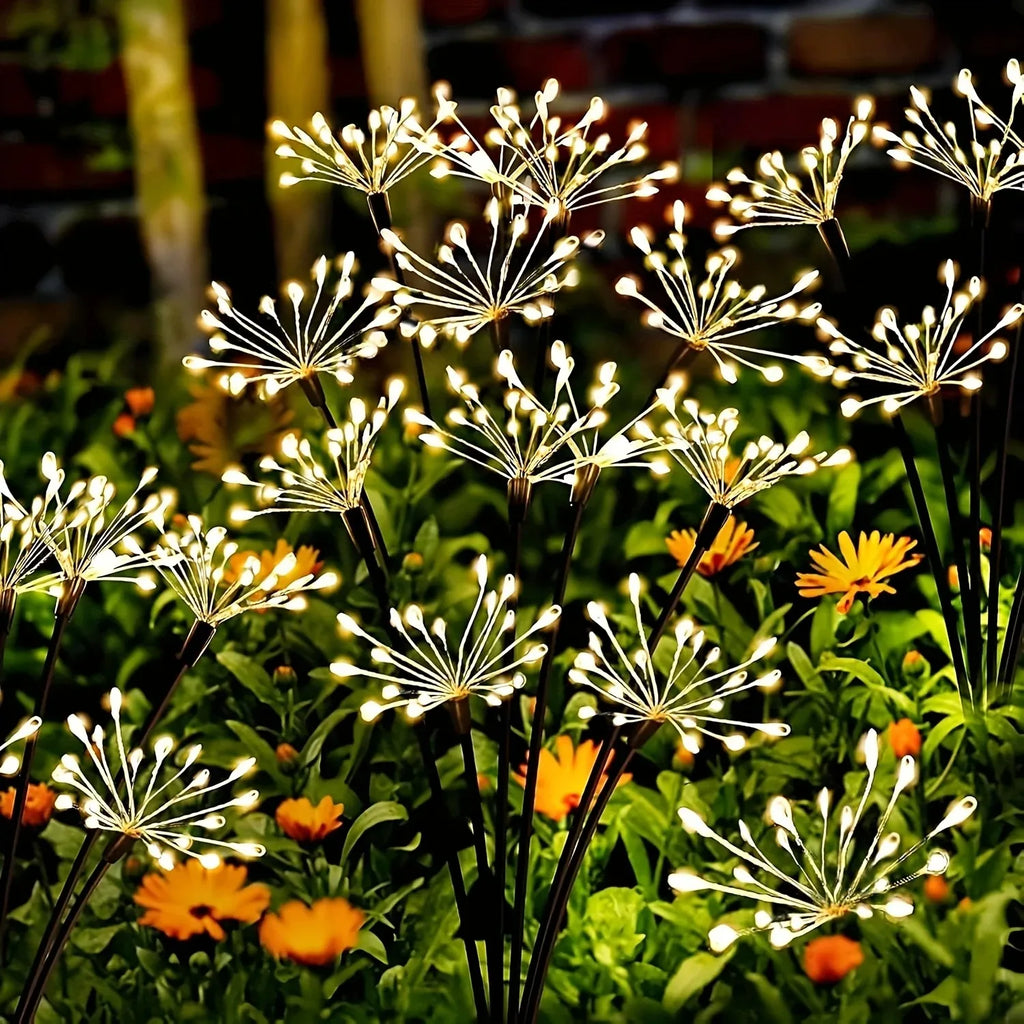 Solar Dandelion Firework Garden Stake Lights – Waterproof Solar Garden Lights Babs