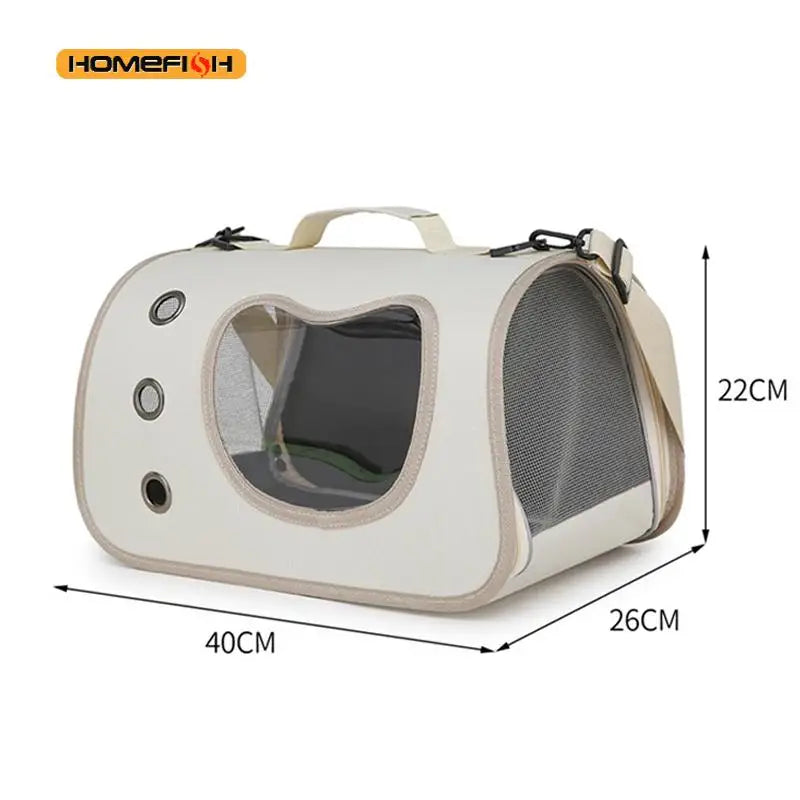 HOMEFISH Portable Pet Carrier Bag – Cats & Small Dogs Pet Carrier Bag Babs