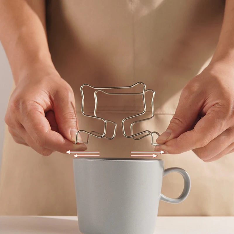 Stainless Steel Coffee Drip Bag Holder – Reusable, 1/3/5 Pack Coffee Drip Holder Babs