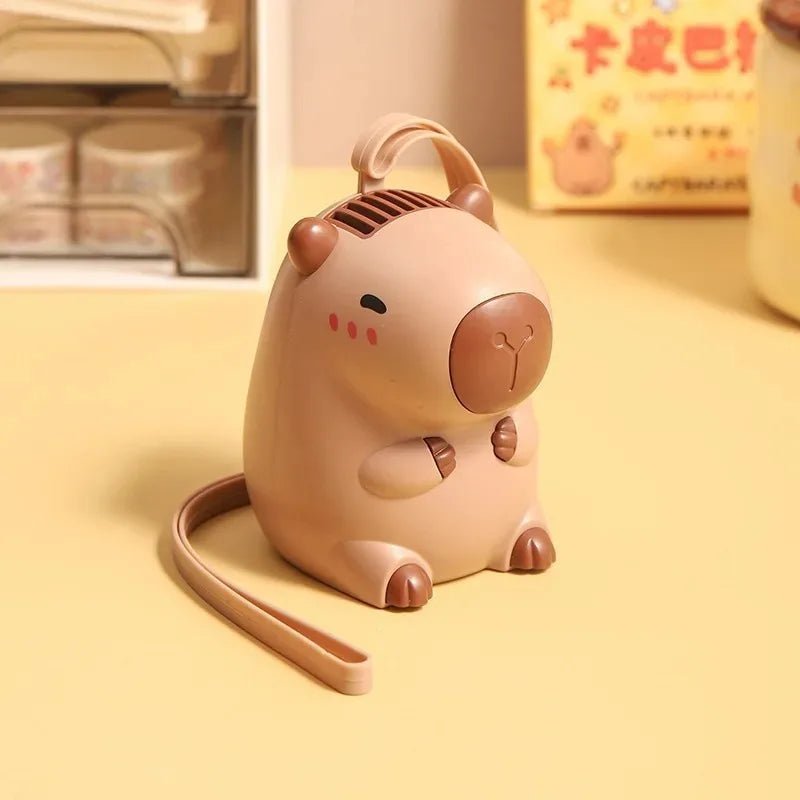 Capybara Mini USB Rechargeable Portable Fan for Kids Portable Handheld Fan Babs