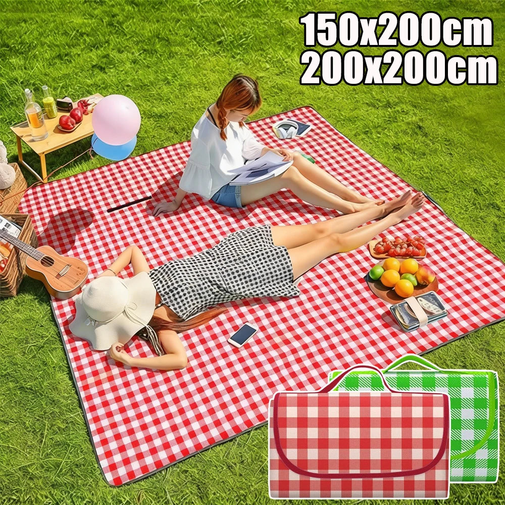 Large Waterproof Beach Blanket – Foldable Picnic Mat for Camping Outdoor Picnic Blanket Babs