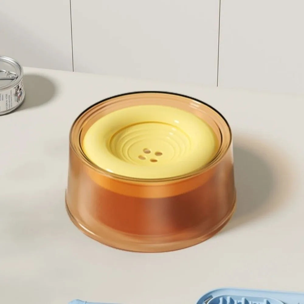 Non-Slip Floating Pet Water Bowl – Spill-Proof, 1200ml Pet Water Bowl Babs
