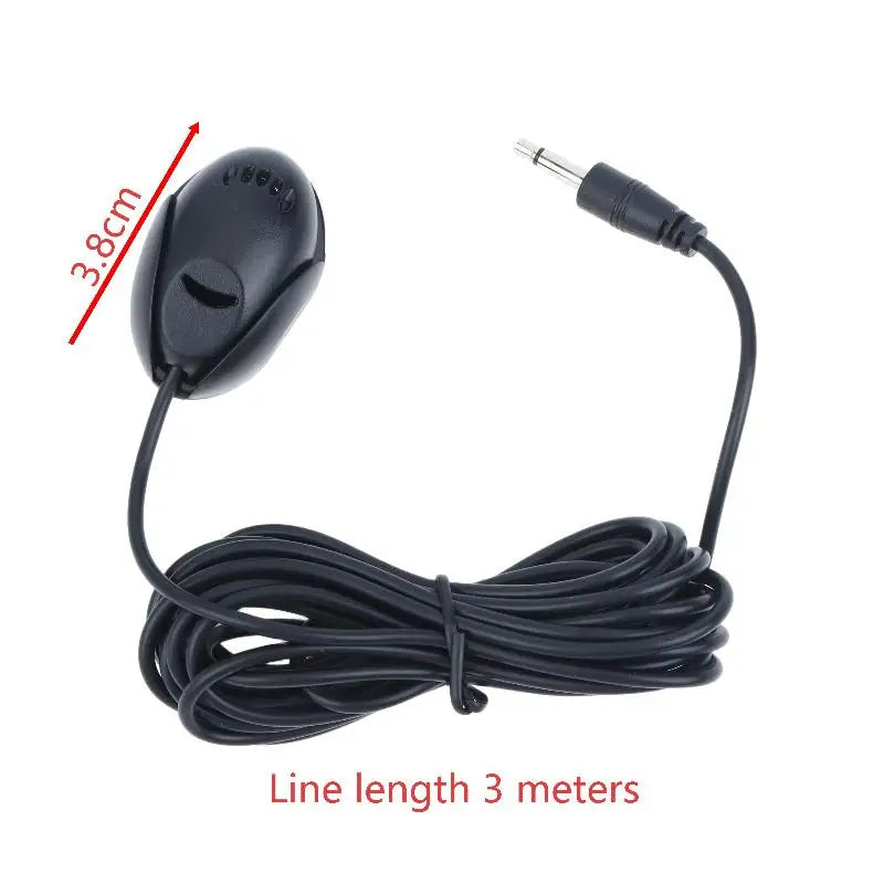 HUXUAN 3M Wired Car External Microphone – High Sensitivity Mic Car External Microphone Babs