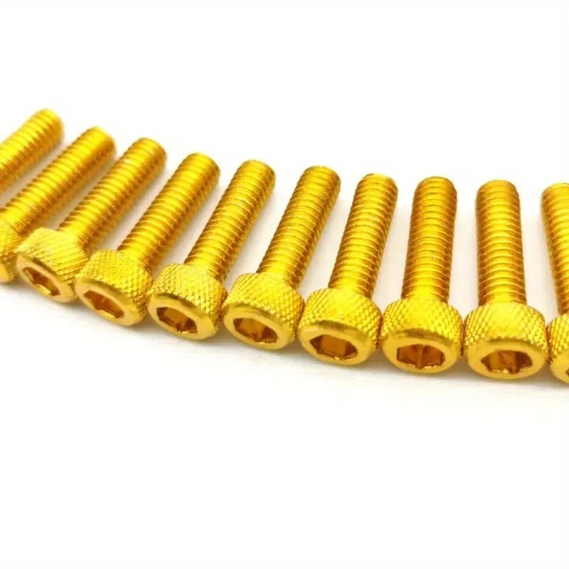 10pcs 6MM Colorful Motorcycle Fairing Bolts Nuts Kit – Universal Motorcycle Fairing Bolts Babs