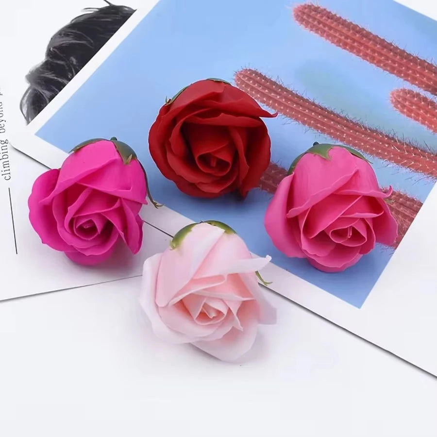 Soap Flower Rose Heads – Artificial Bouquet for Wedding & Décor Artificial Soap Flowers Babs